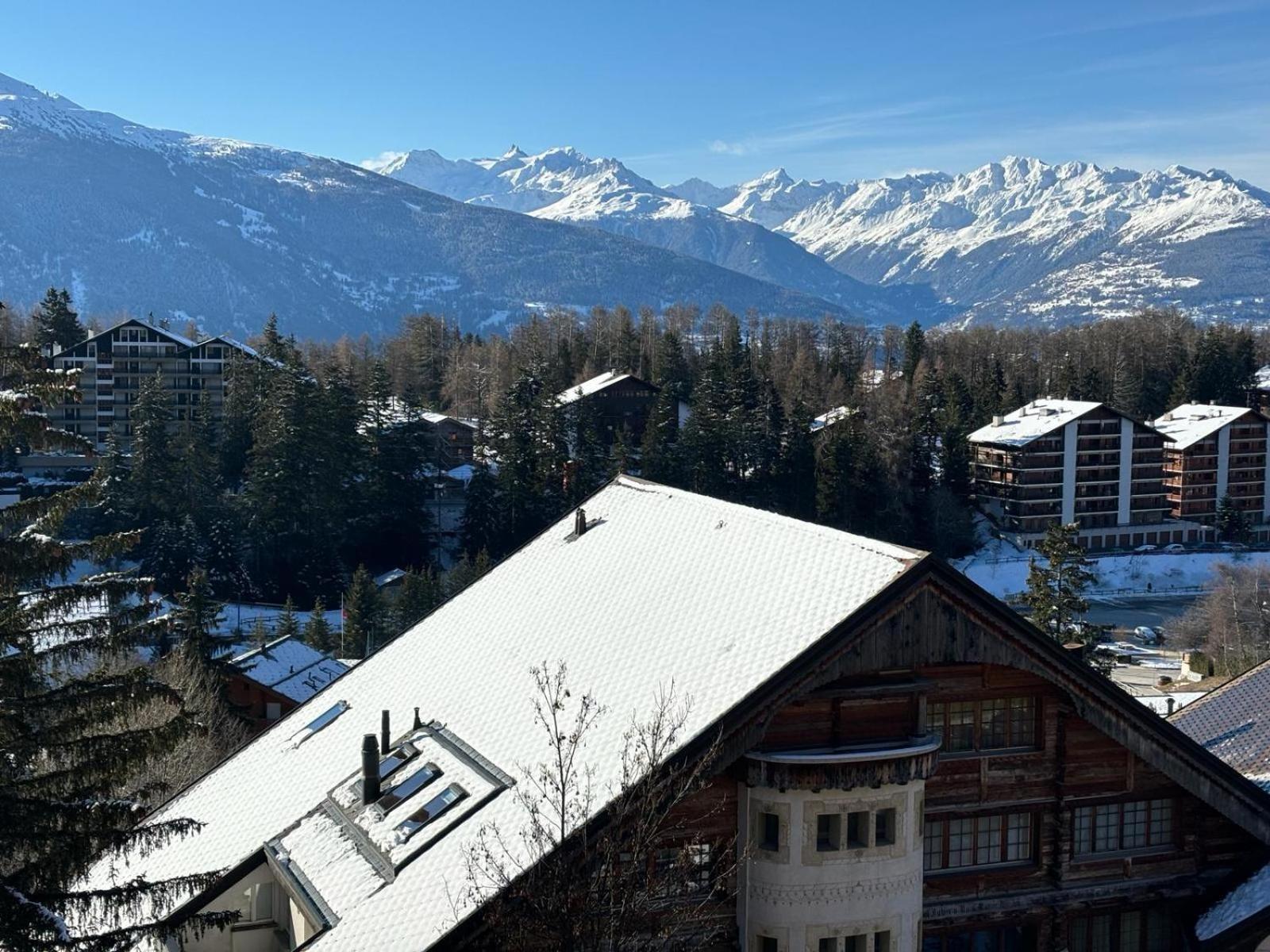 Appartamento L'Eperon Center Crans Wonderful View Esterno foto