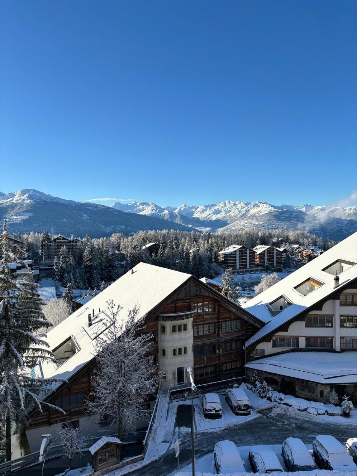 Appartamento L'Eperon Center Crans Wonderful View Esterno foto