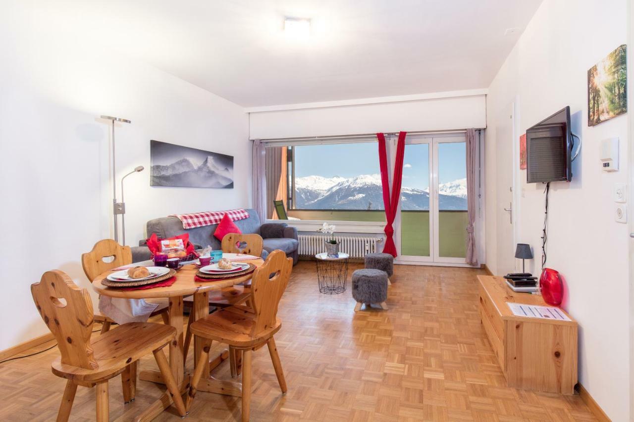 Appartamento L'Eperon Center Crans Wonderful View Esterno foto